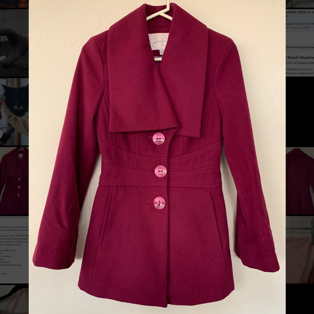 Jessica Simpson Magenta Coat